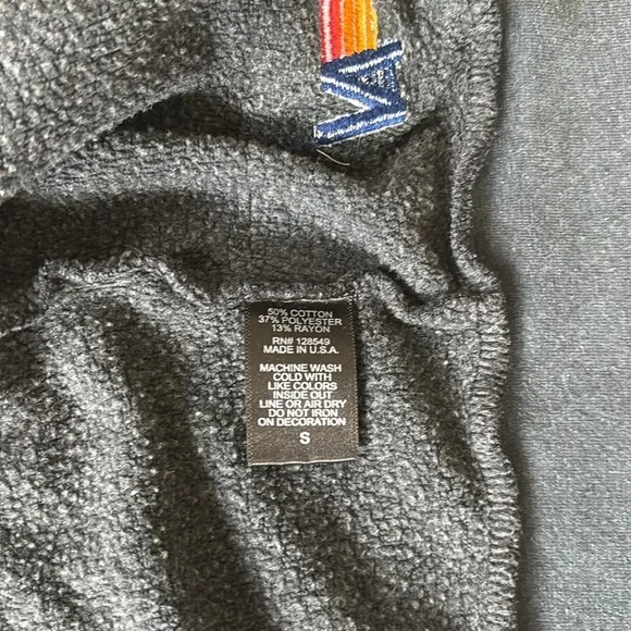 Gray Hooded Zip-Up aviator nation - Picture 8 of 8